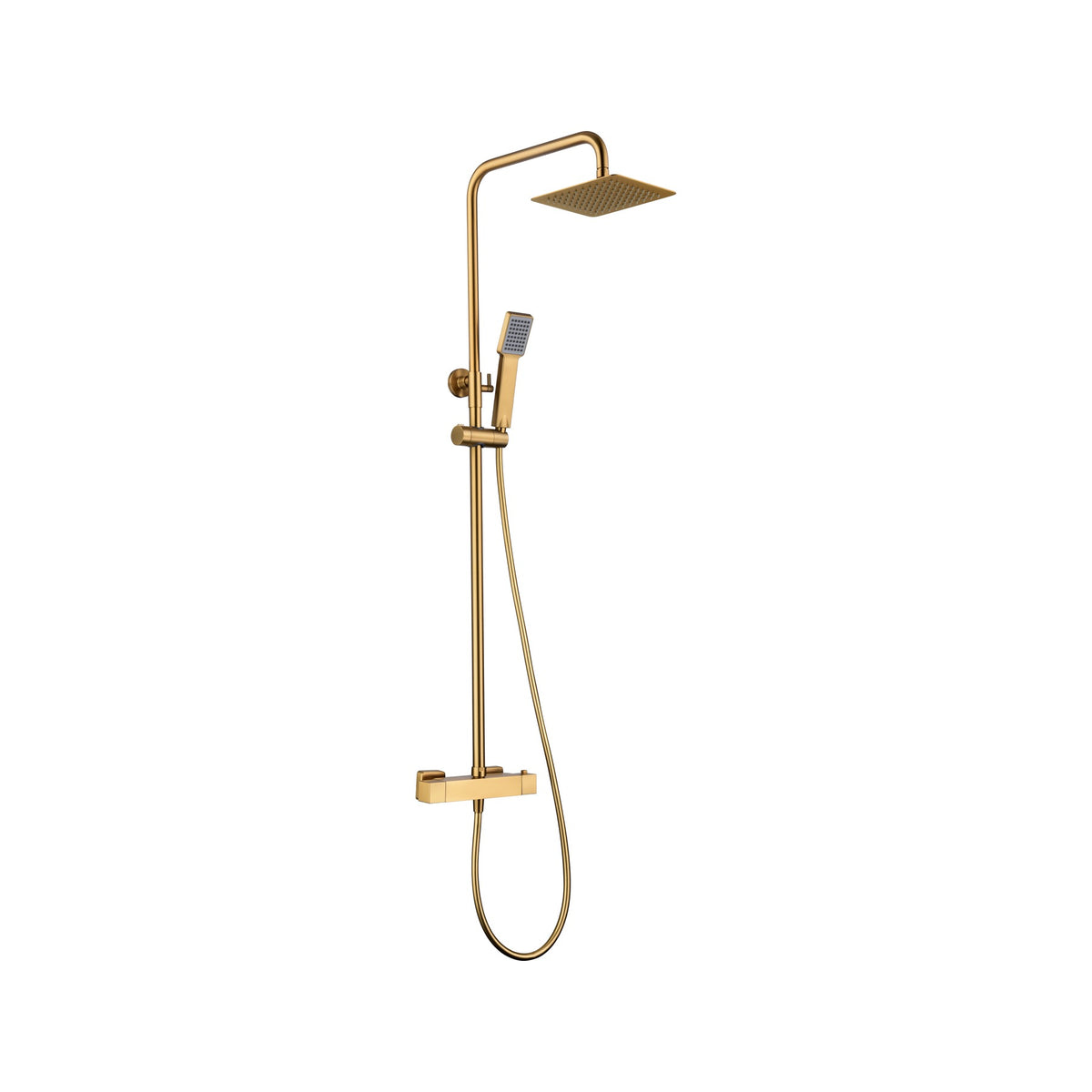 Conjunto de Ducha Termostático Art IMEX Oro Cepillado