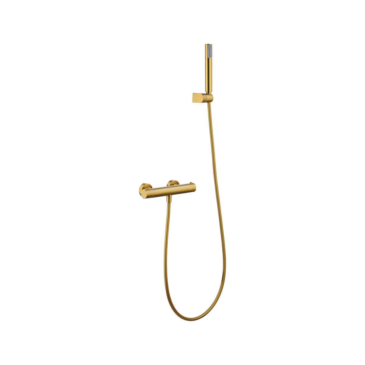 Kit de Ducha Termostático Bless IMEX Oro Cepillado