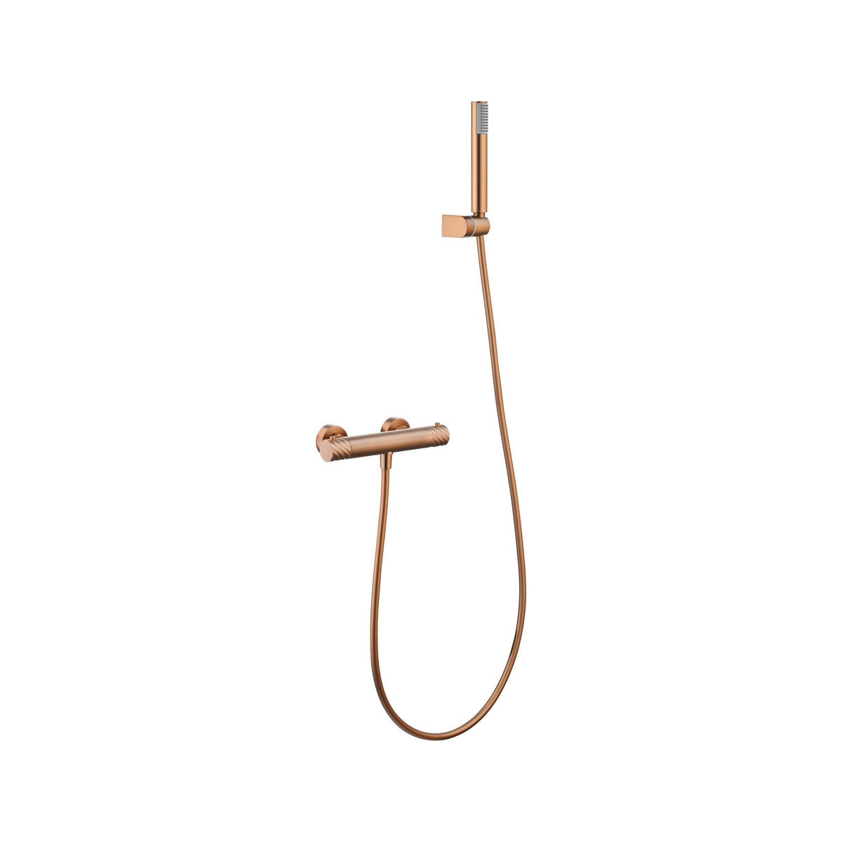 Kit de Ducha Termostático Bless IMEX Oro Rosa Cepillado