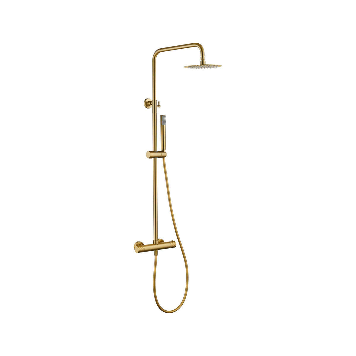 Conjunto de Ducha Termostático Bless IMEX Oro Cepillado