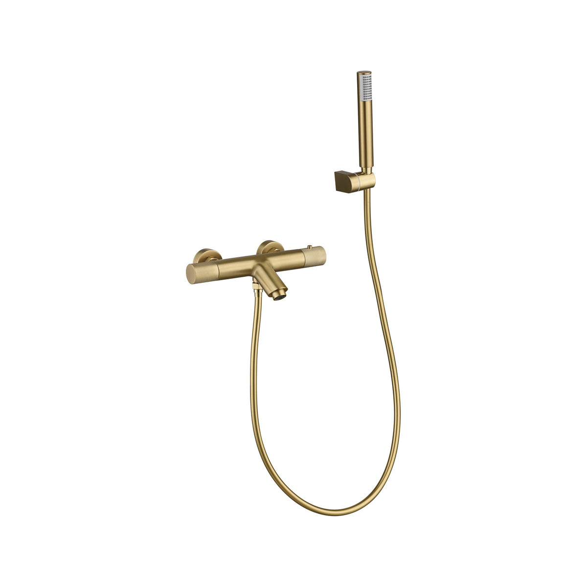 Kit Baño/ducha Termostático Line IMEX Oro Cepillado