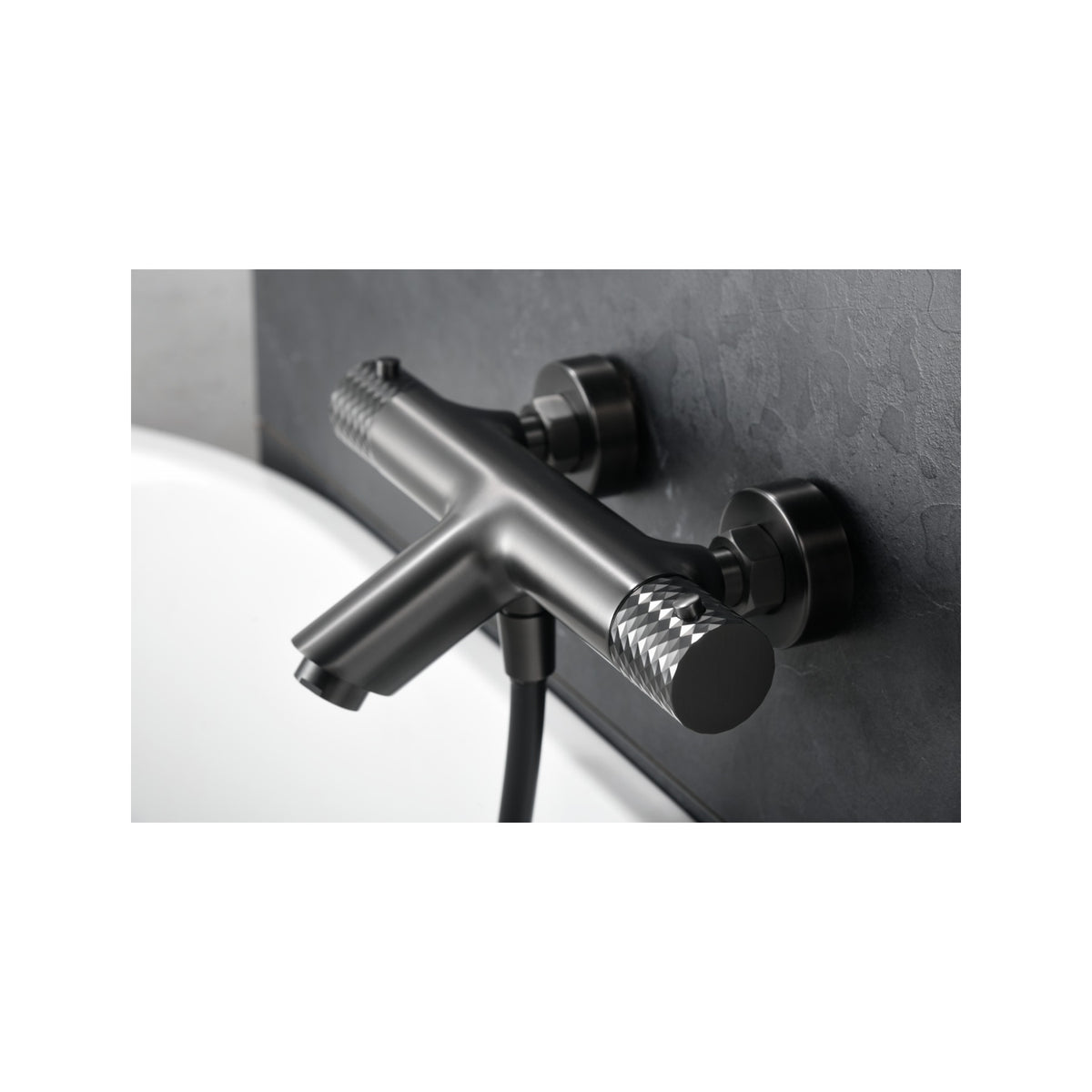 Kit Baño/ducha Termostático Génova IMEX Black Gun Metal