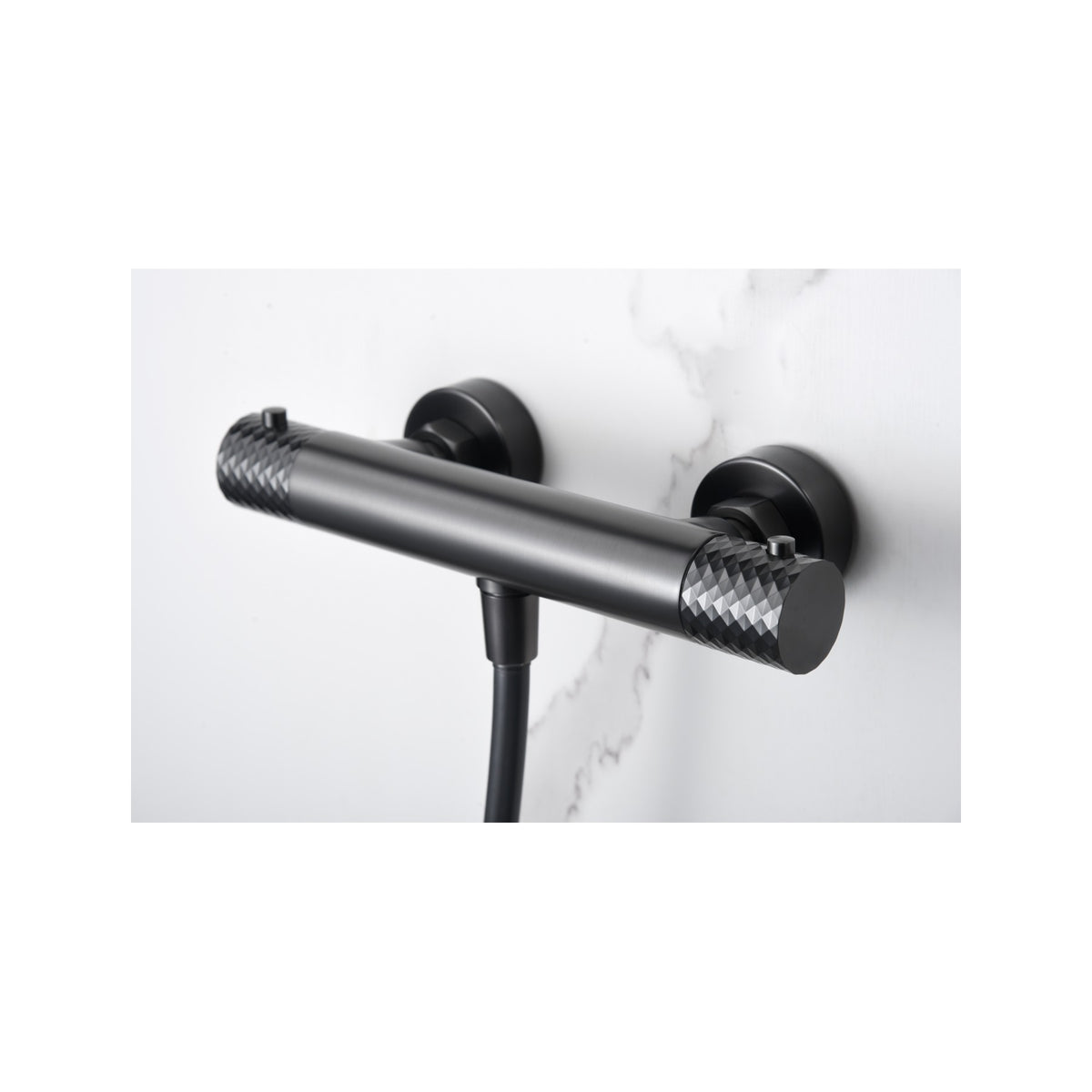 Kit de Ducha Termostático Génova IMEX Black Gun Metal
