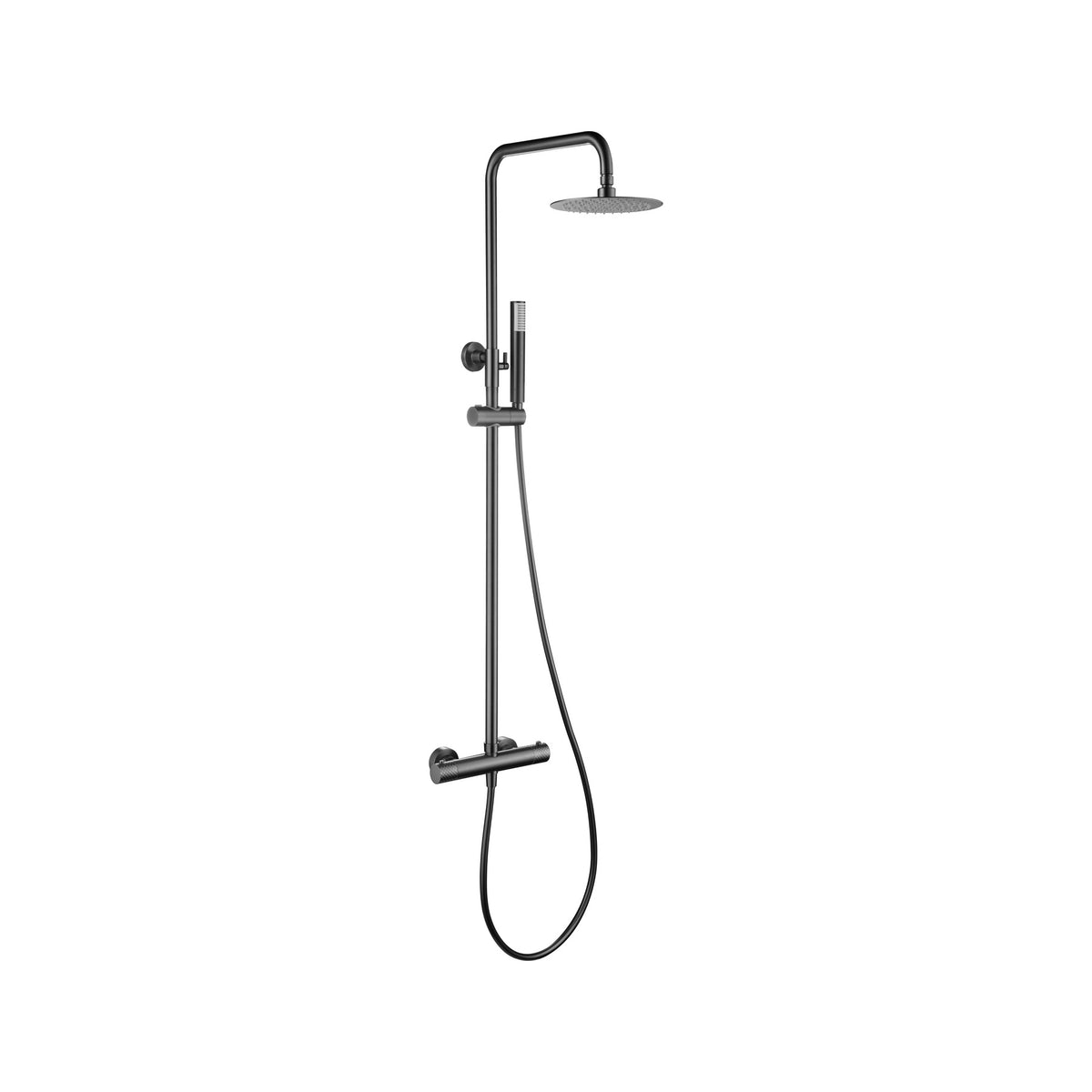 Conjunto de Ducha Termostático Génova IMEX Black Gun Metal