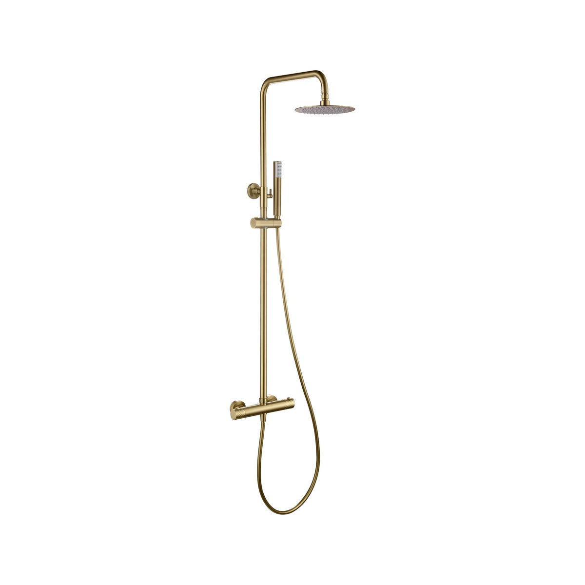Conjunto de Ducha Termostático Génova IMEX Oro Cepillado