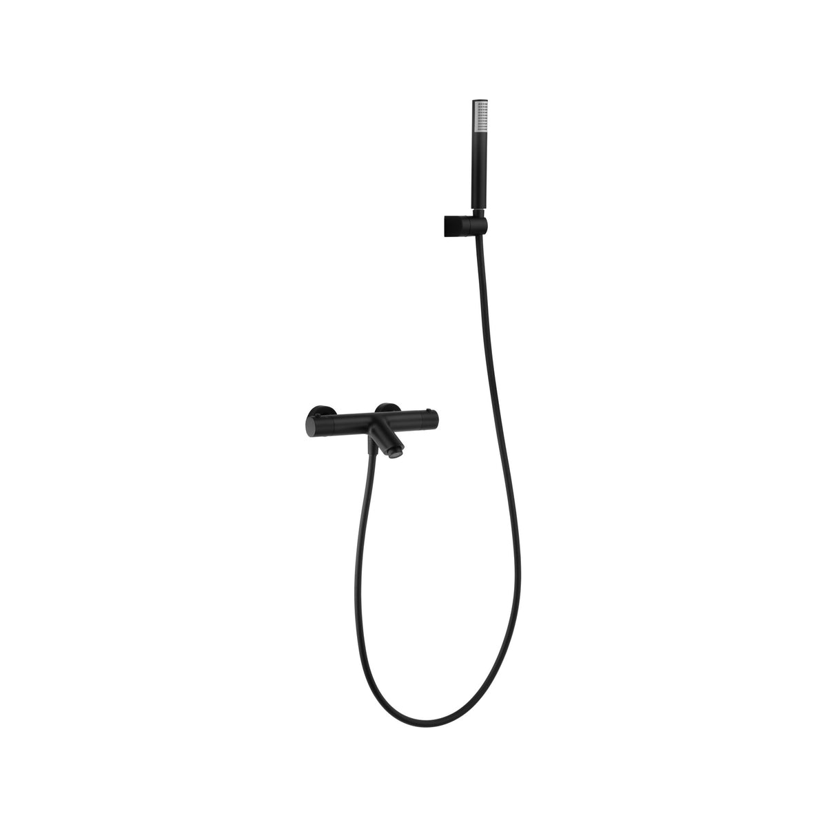 Kit Baño/ducha Termostático Monza IMEX Negro Mate