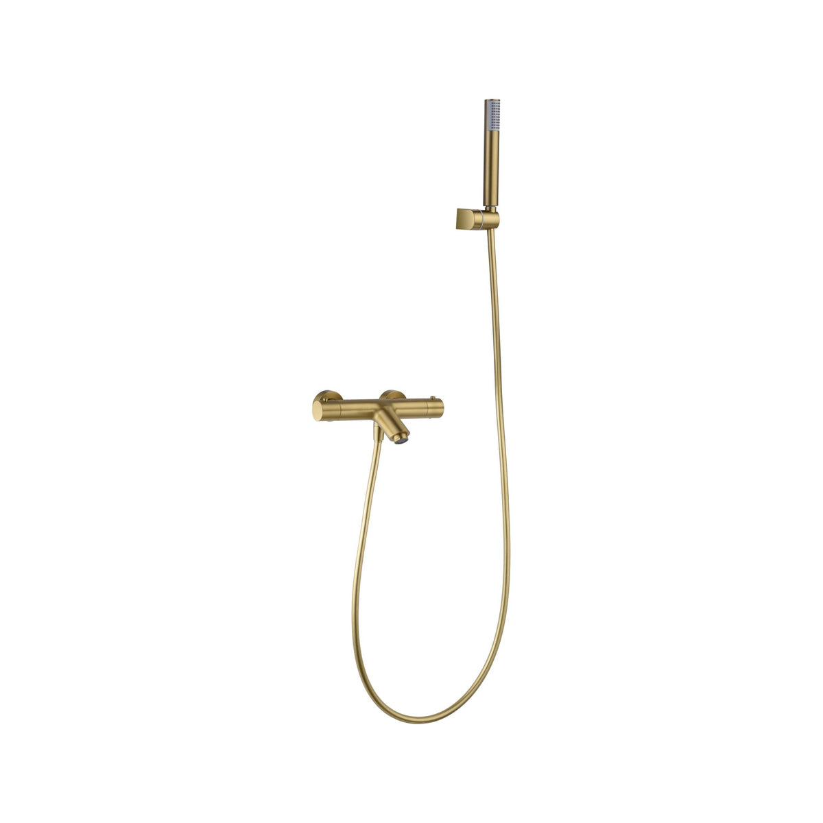 Kit Baño/ducha Termostático Monza IMEX Oro Cepillado