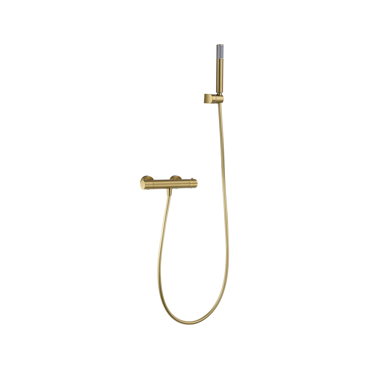 Kit de Ducha Termostático Monza IMEX Oro Cepillado