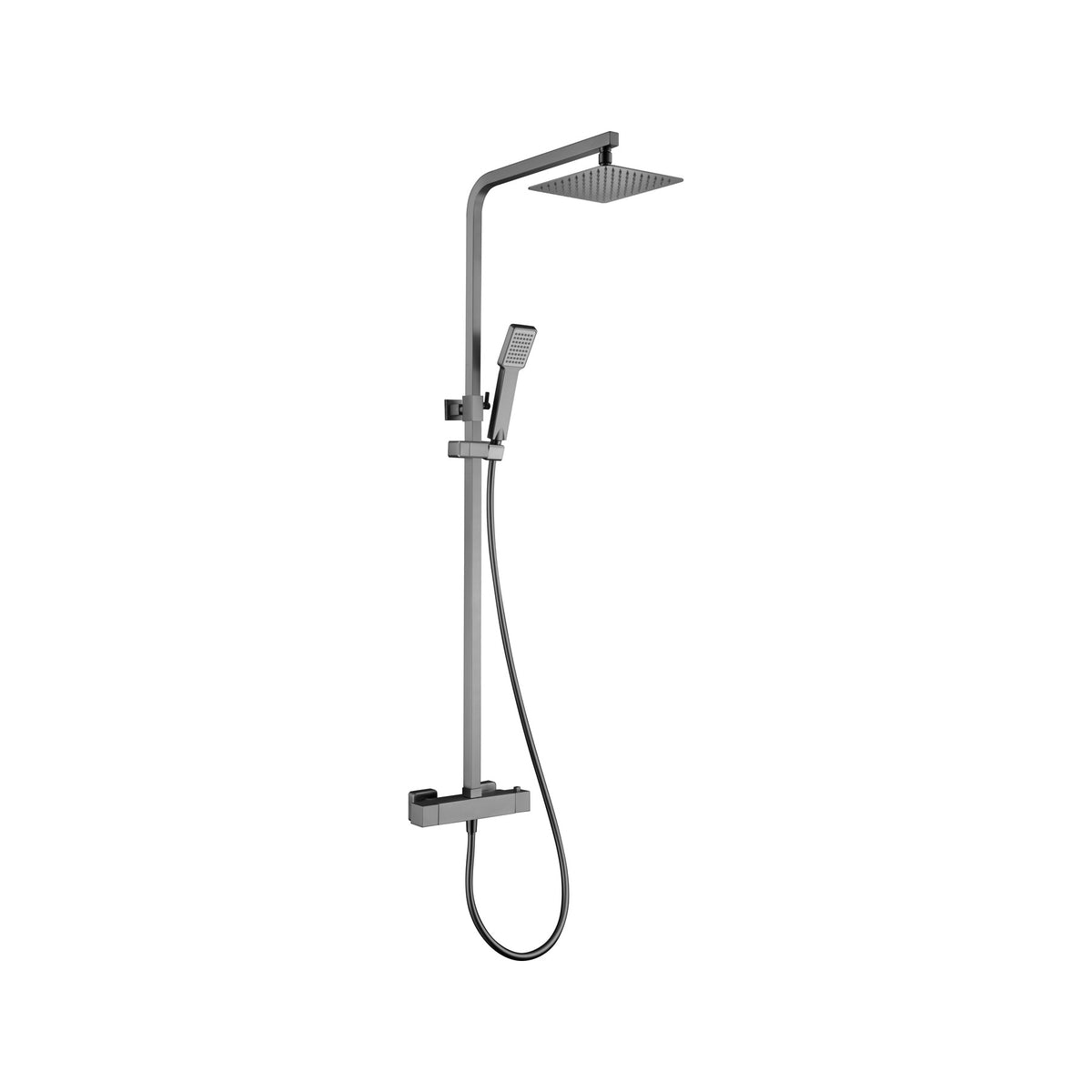 Conjunto de Ducha Termostática Vigo IMEX Black Gun Metal