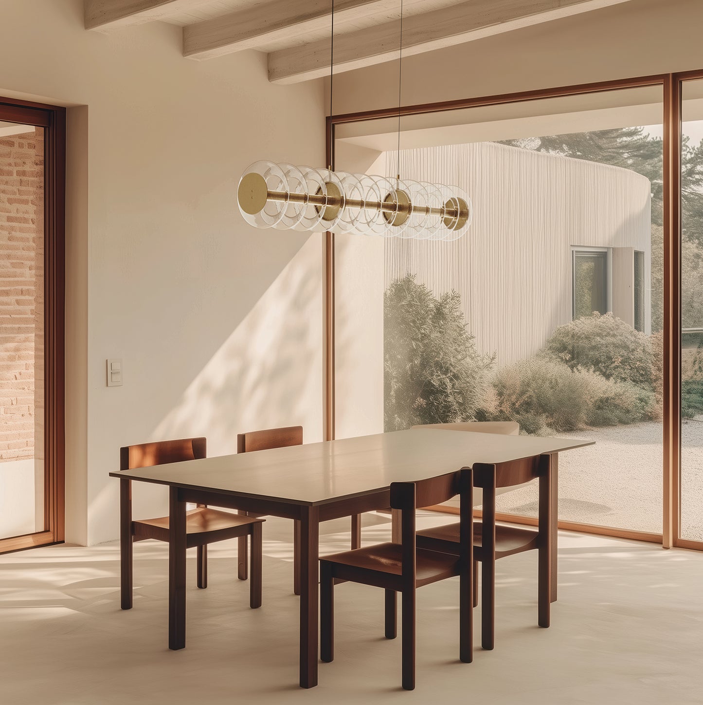 Lámpara Colgante Aromas del Campo Vitree L Vidrio Soplado y Latón E27 Ambiente - Aromas del Campo