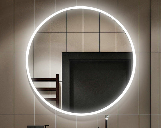 Espejo Londres Ledimex con luz LED en un baño contemporáneo