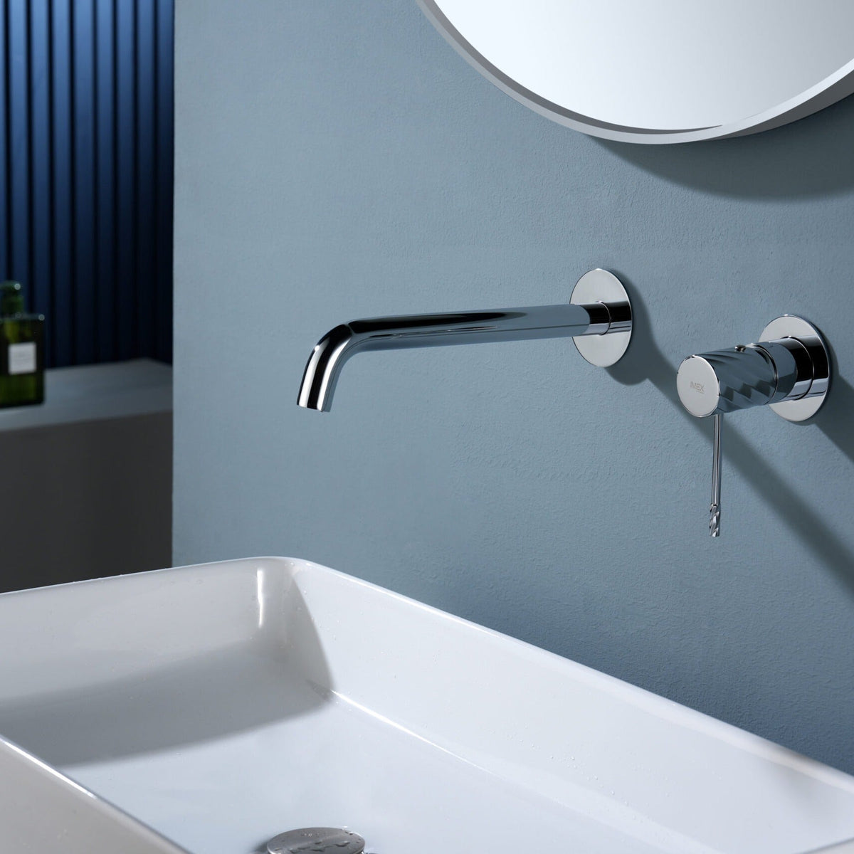 Monomando Empotrado de Lavabo Bless IMEX instalado en un baño