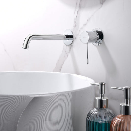 Monomando Empotrado de Lavabo Génova IMEX instalado en un baño