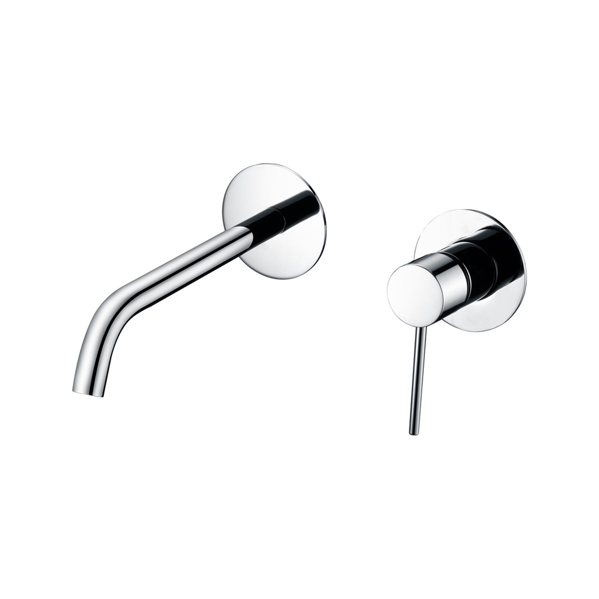 Monomando Empotrado de Lavabo Milos Stick en Estándar instalado a pared