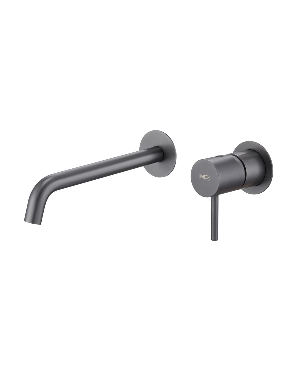Monomando Empotrado de Lavabo IMEX MONZA - Black Gun Metal