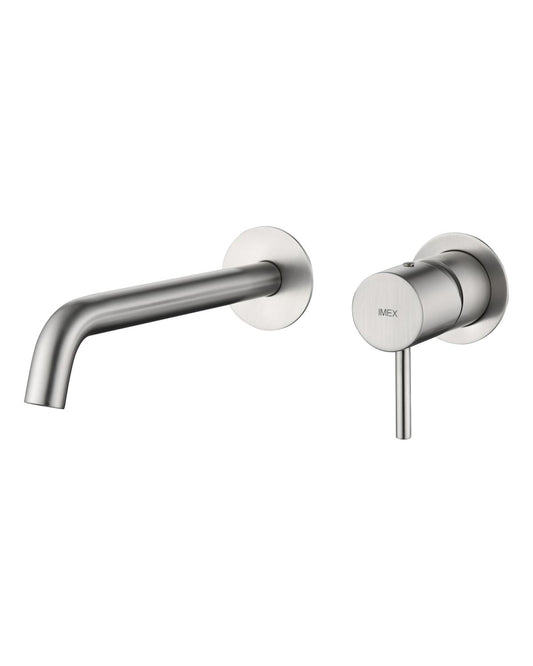 Monomando Empotrado de Lavabo IMEX MONZA - Níquel cepillado