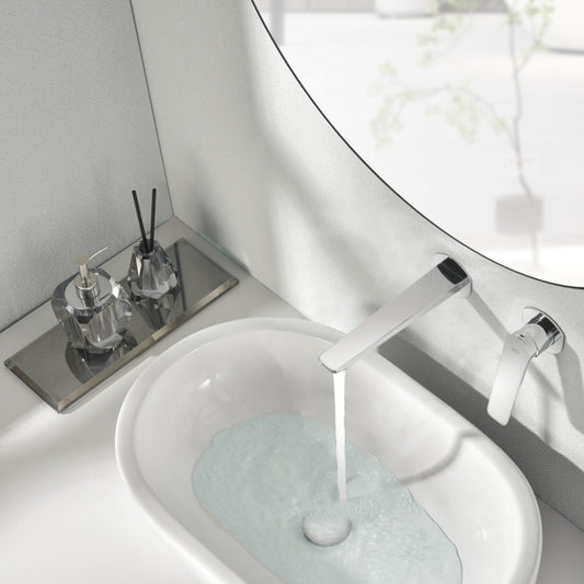 Monomando Empotrado de Lavabo Nápoles IMEX instalado en un baño