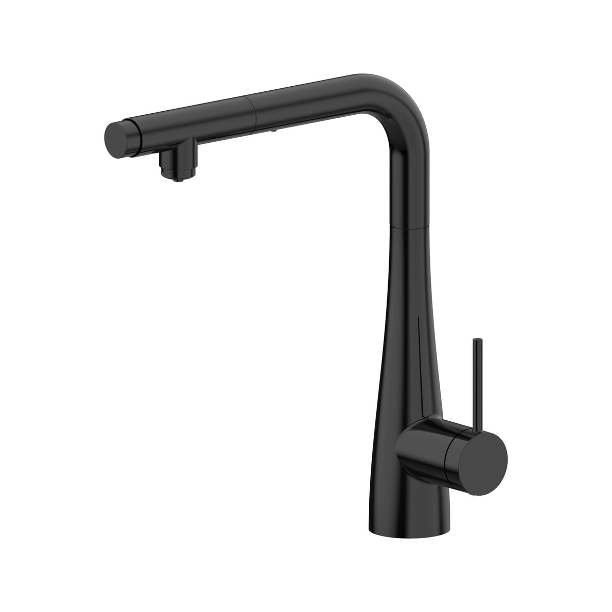 Griferia De Cocina Osmosis Extraible Split IMEX Negro Mate