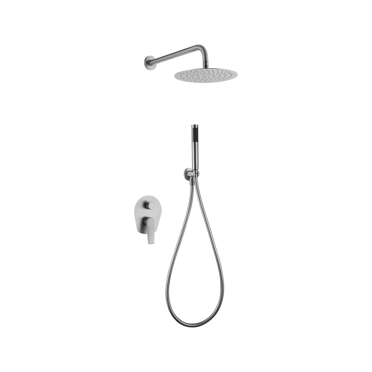 Conjunto de Ducha Monomando Empotrado Delos IMEX Acero Inoxidable S316