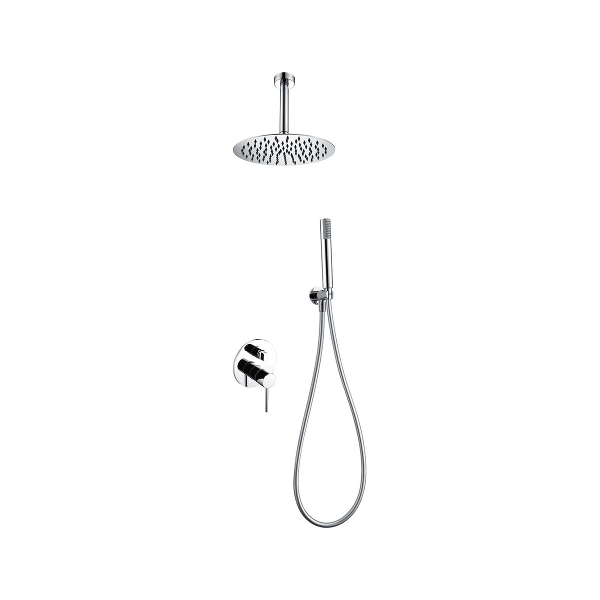 Conjunto de Ducha Monomando Empotrado Thalos Stick IMEX Estándar