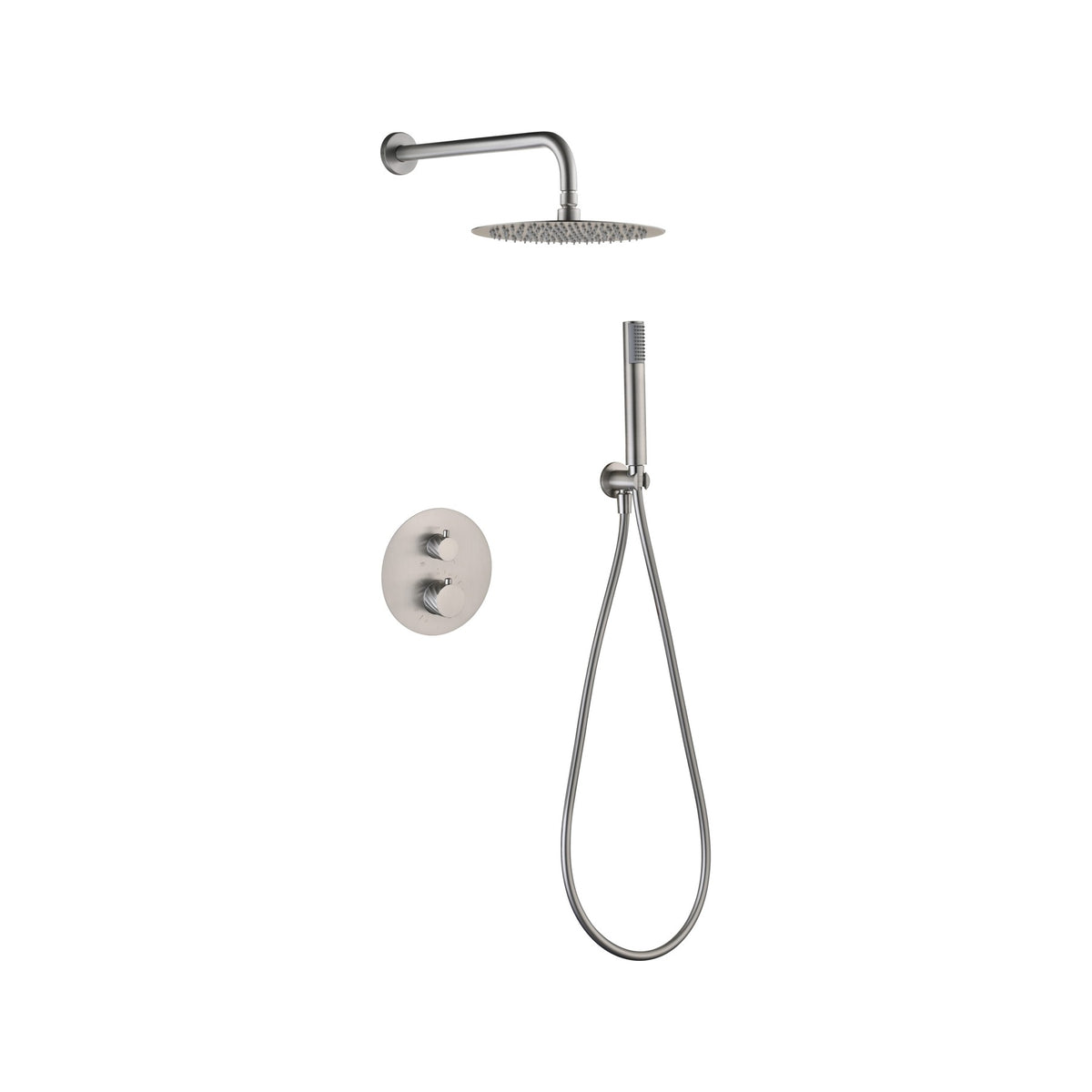 Conjunto Ducha IMEX Níquel Cepillado