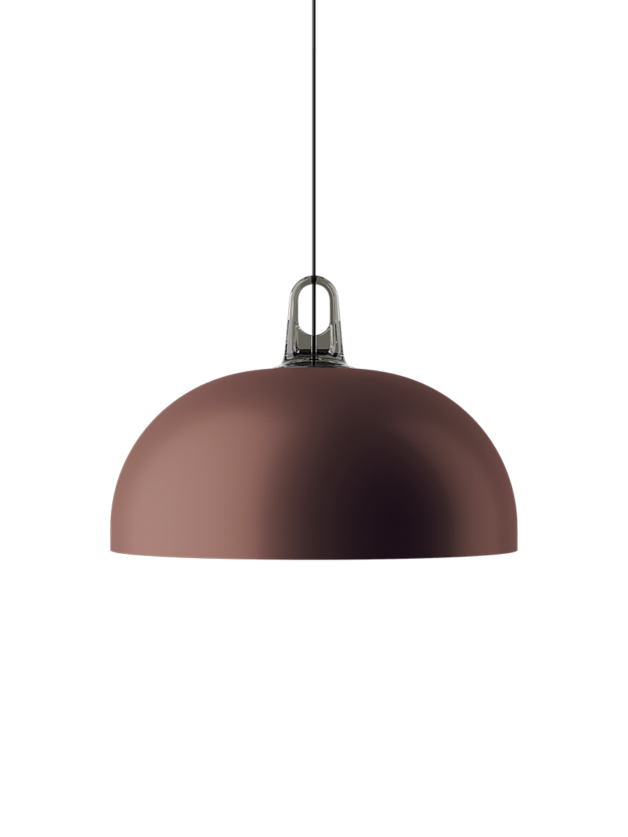 LODES JIM Dome Bronce cobre exterior / Blanco interior / Gancho Gris