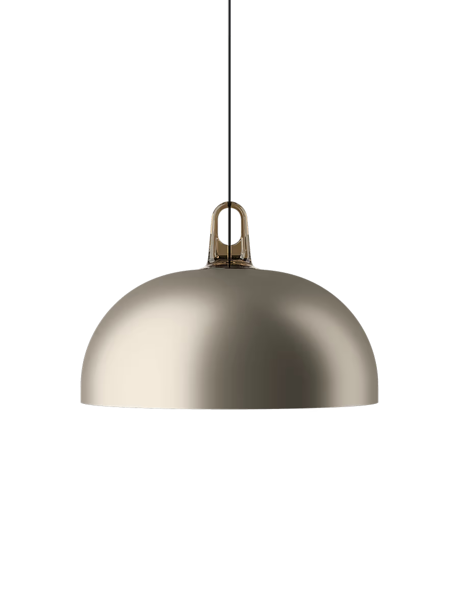 LODES JIM Dome Champagne mate exterior / Blanco interior / Gancho Miel