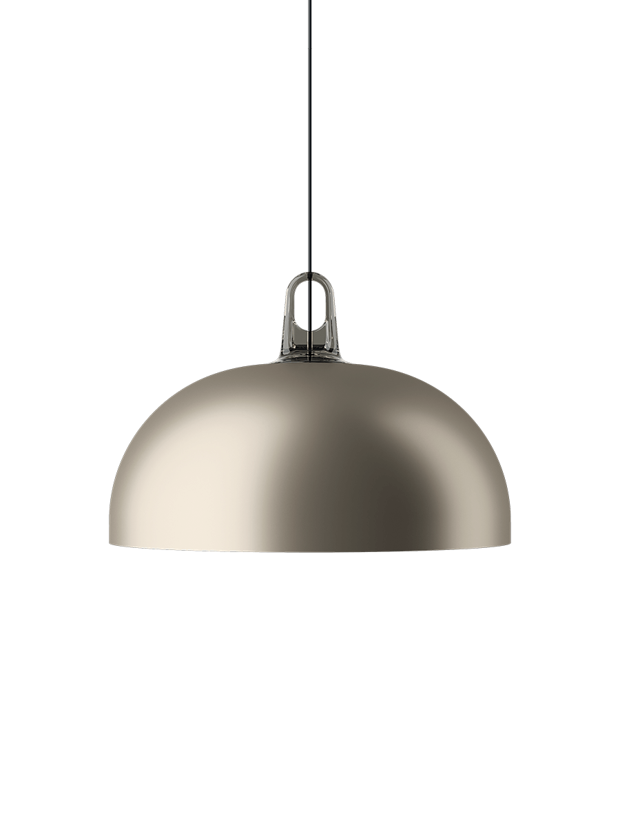 LODES JIM Dome Champagne mate exterior / Blanco interior / Gancho Gris