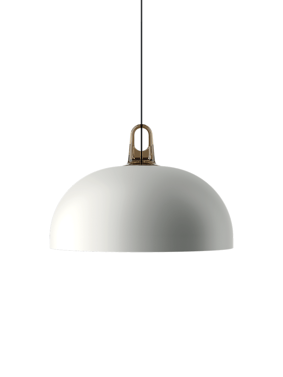 LODES JIM Dome Blanco mate exterior / Blanco interior / Gancho Miel