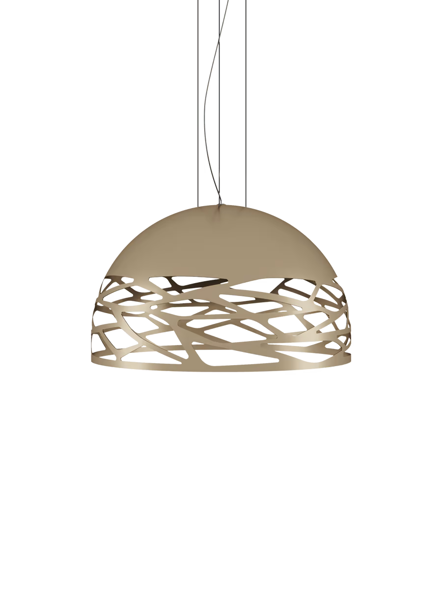 Lámpara Colgante Kelly Dome LODES Champagne Opaco