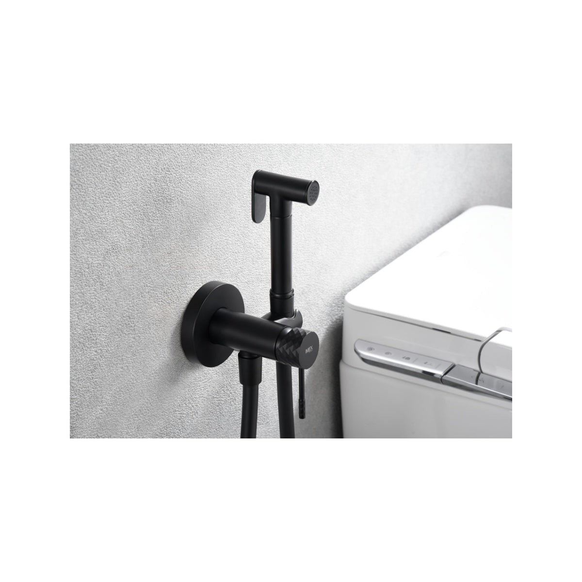 Grifo Empotrado De Bidé Génova IMEX Negro Mate