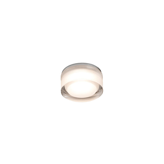 Foco Empotrable Faro EBBA LED 4W IP44 | Cristal y Blanco Mate