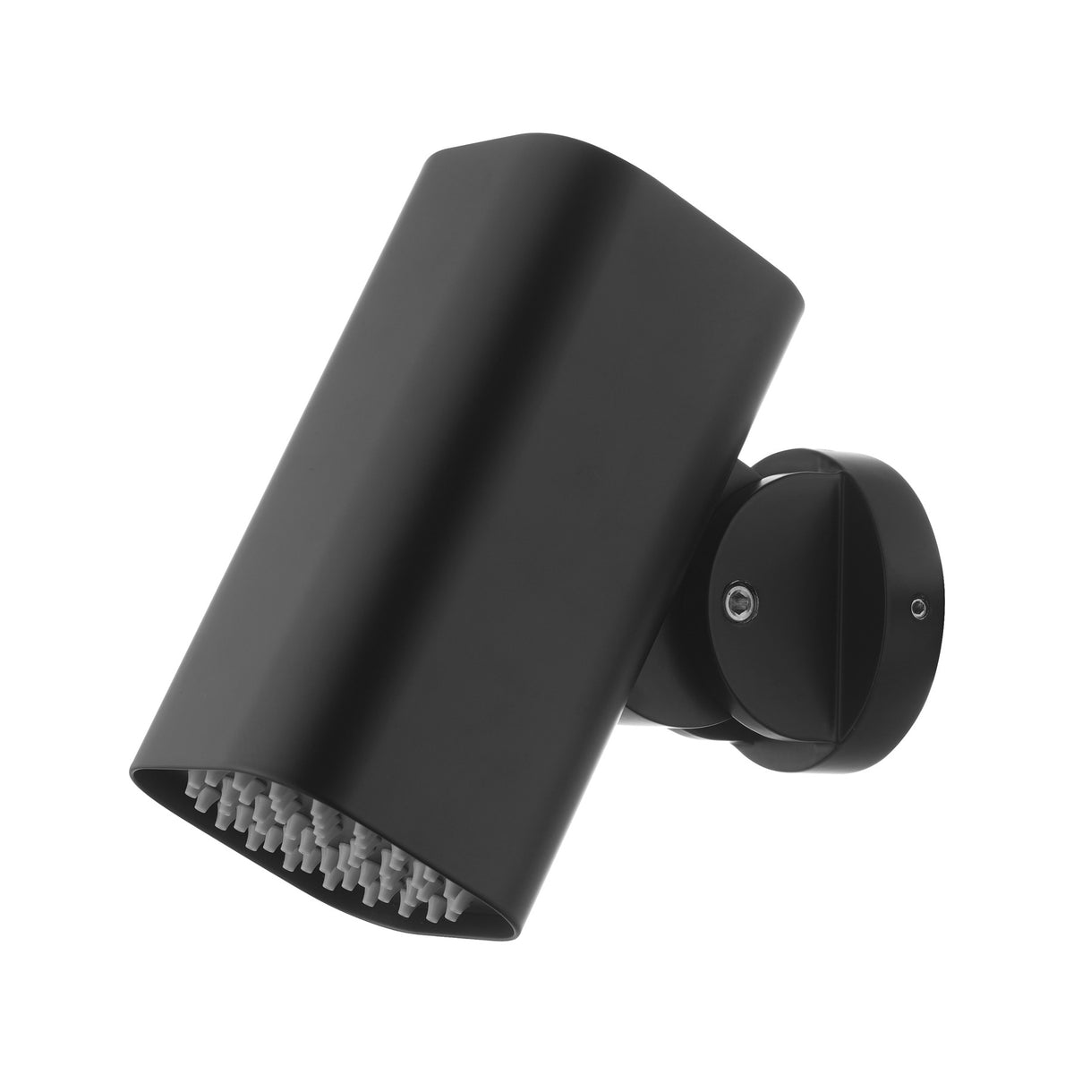 Rociador Cuadrado 8x8cm Tube Para Ducha Empotrada IMEX Negro Mate