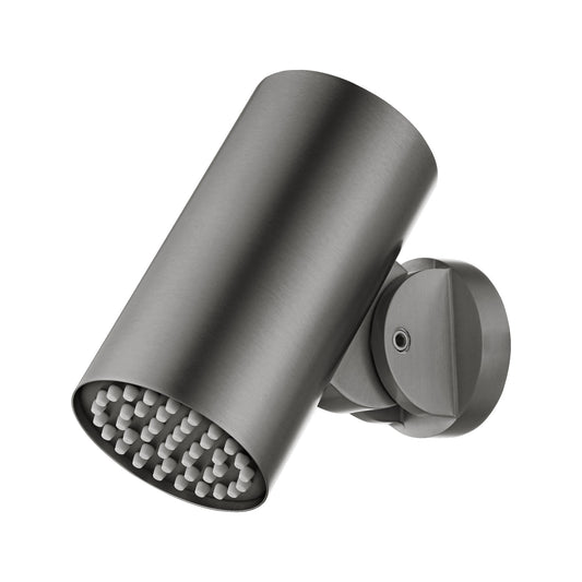Rociador Redondo Ø8cm Tube Para Ducha Empotrada IMEX Black Gun Metal