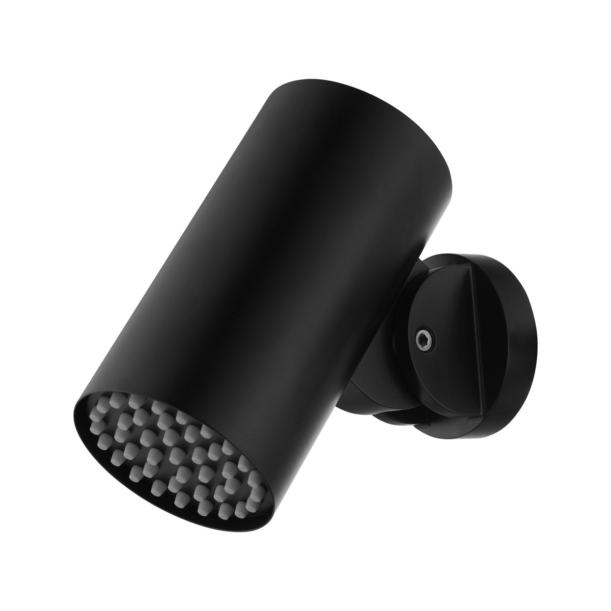 Rociador Redondo Ø8cm Tube Para Ducha Empotrada IMEX Negro Mate