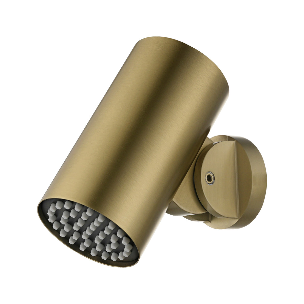 Rociador Redondo Ø8cm Tube Para Ducha Empotrada IMEX Oro Cepillado
