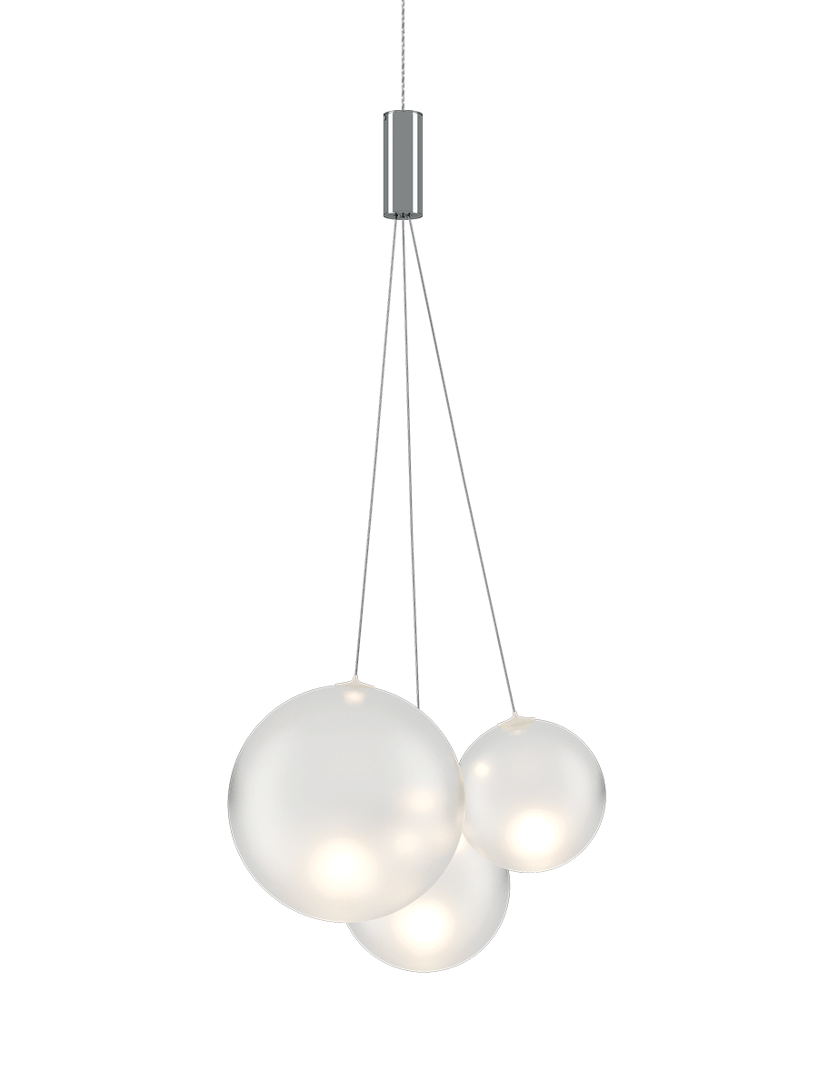 Lámpara Colgante Random LODES Blanco Satinado