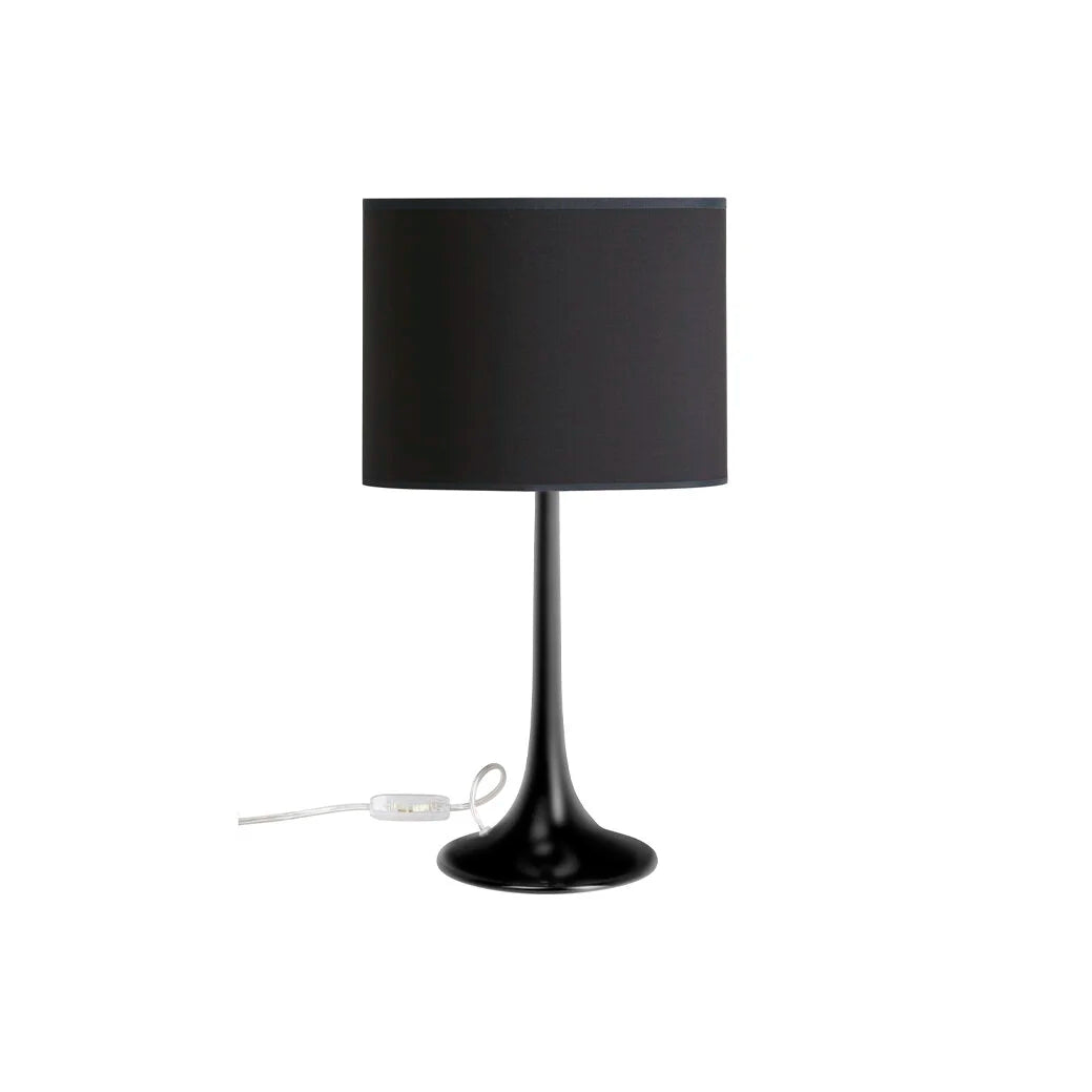 MASSMI SIMPLICITY Lámpara mesa cilíndrica plisado