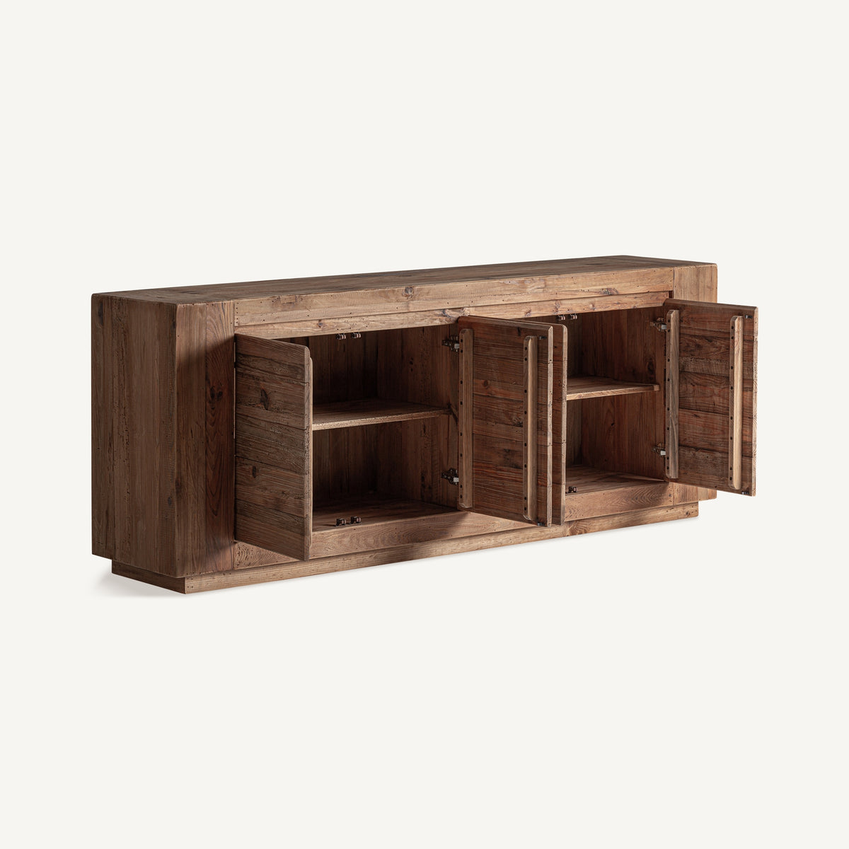 Aparador Truel Vical en madera maciza visto en perspectiva