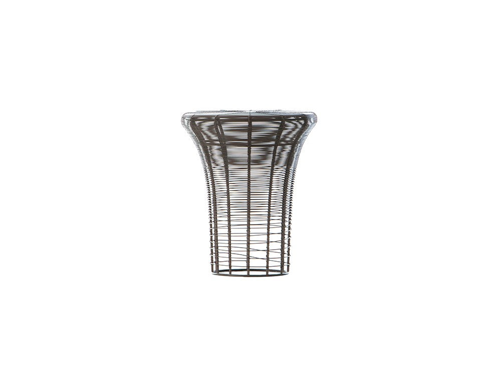 Taburete Alto de Exterior GANDIA BLASCO ARAM Ø36 cm Diseño Nendo