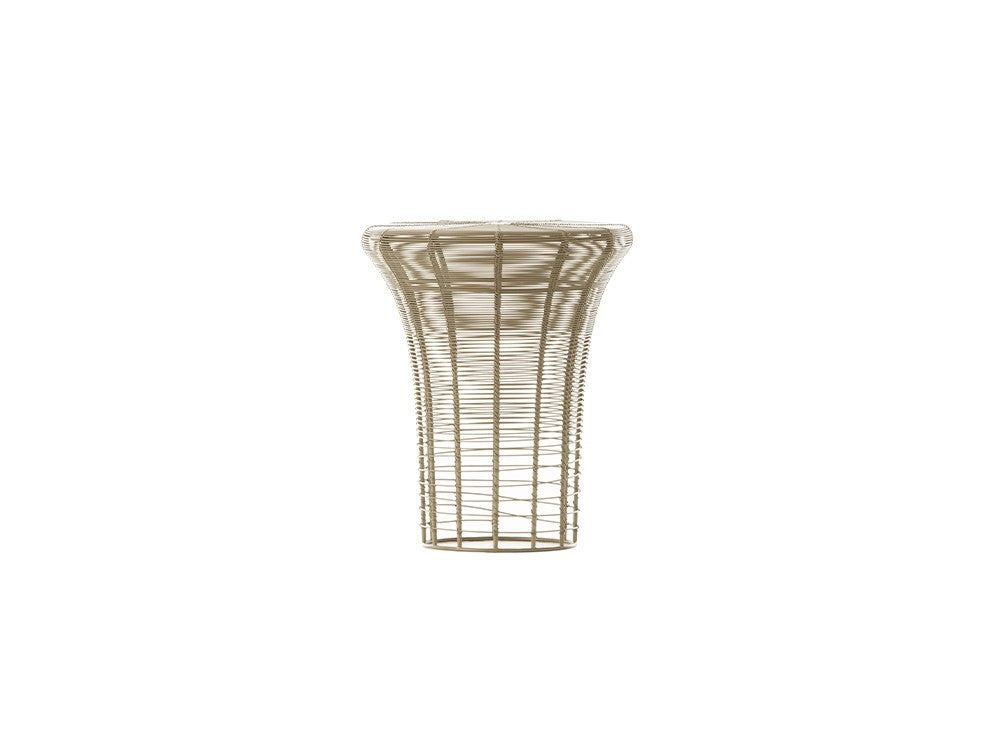 Taburete Alto de Exterior GANDIA BLASCO ARAM Ø36 cm Diseño Nendo