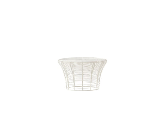 Taburete Bajo de Exterior GANDIA BLASCO ARAM Ø41 cm Diseño Nendo