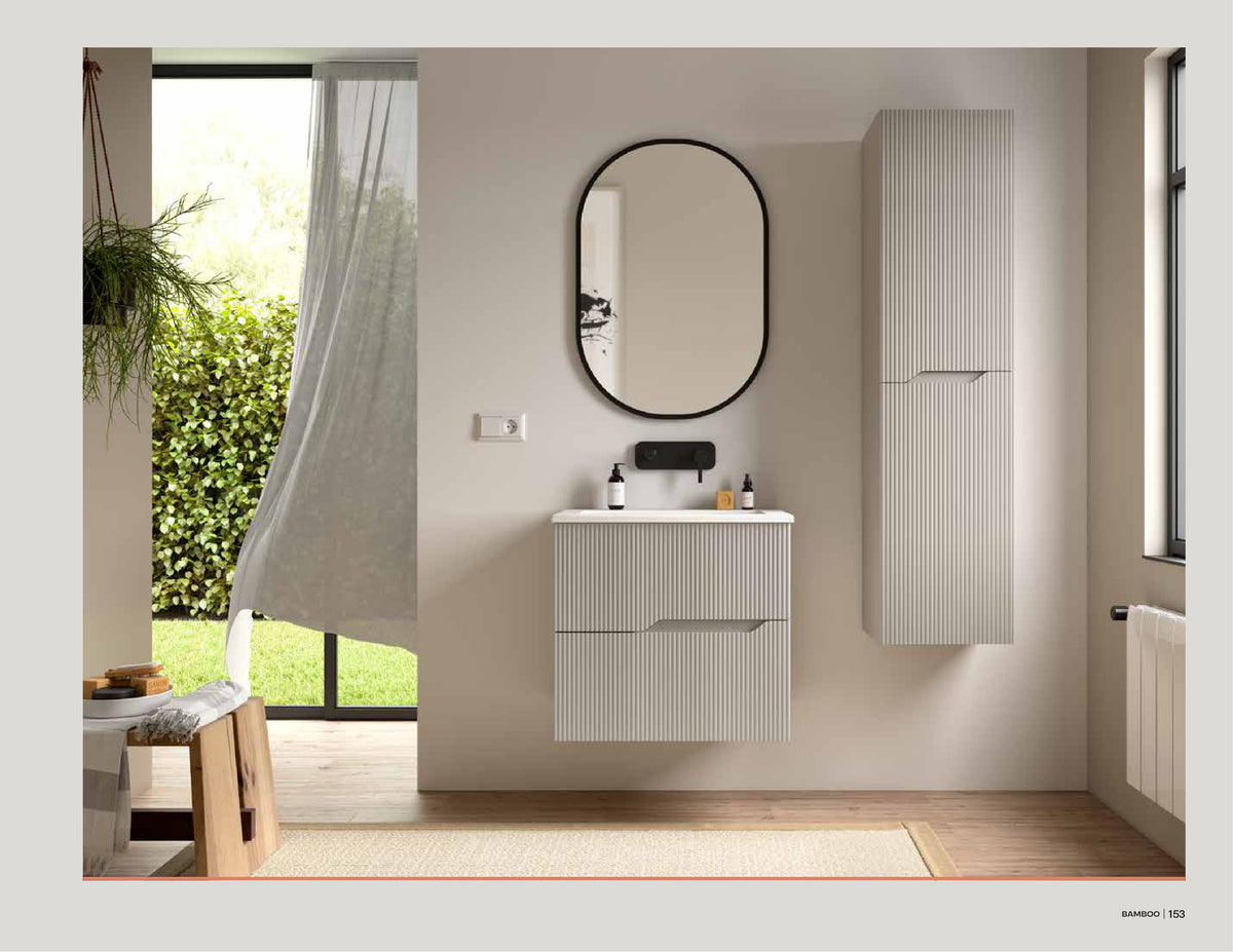 Mueble de baño Bamboo en Blanco Mate