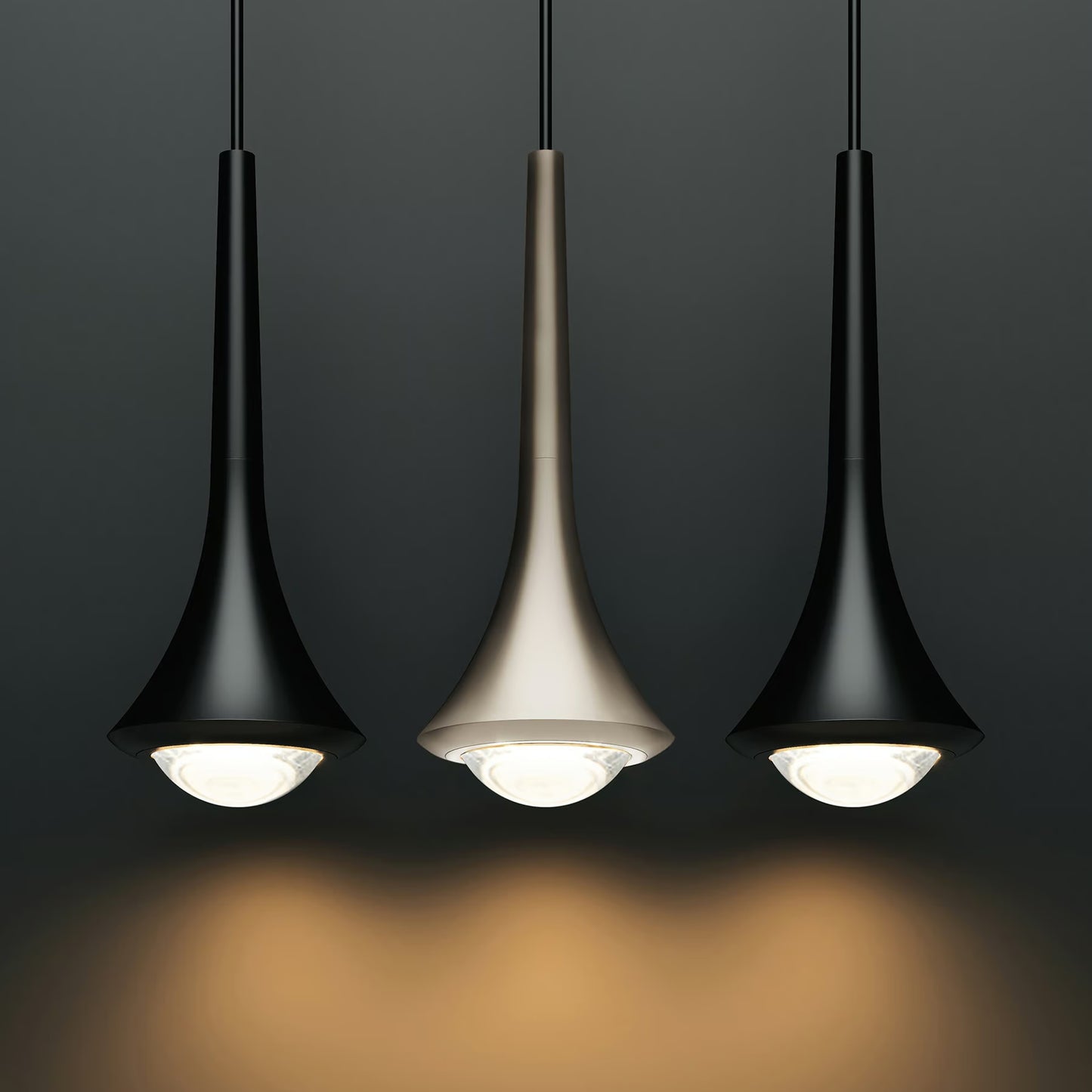 Lámpara Colgante Rain LODES | Lente Óptica de Cristal Macizo (Diseño Andrea Tosetto)