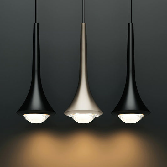 Lámpara Colgante Rain LODES | Lente Óptica de Cristal Macizo (Diseño Andrea Tosetto)
