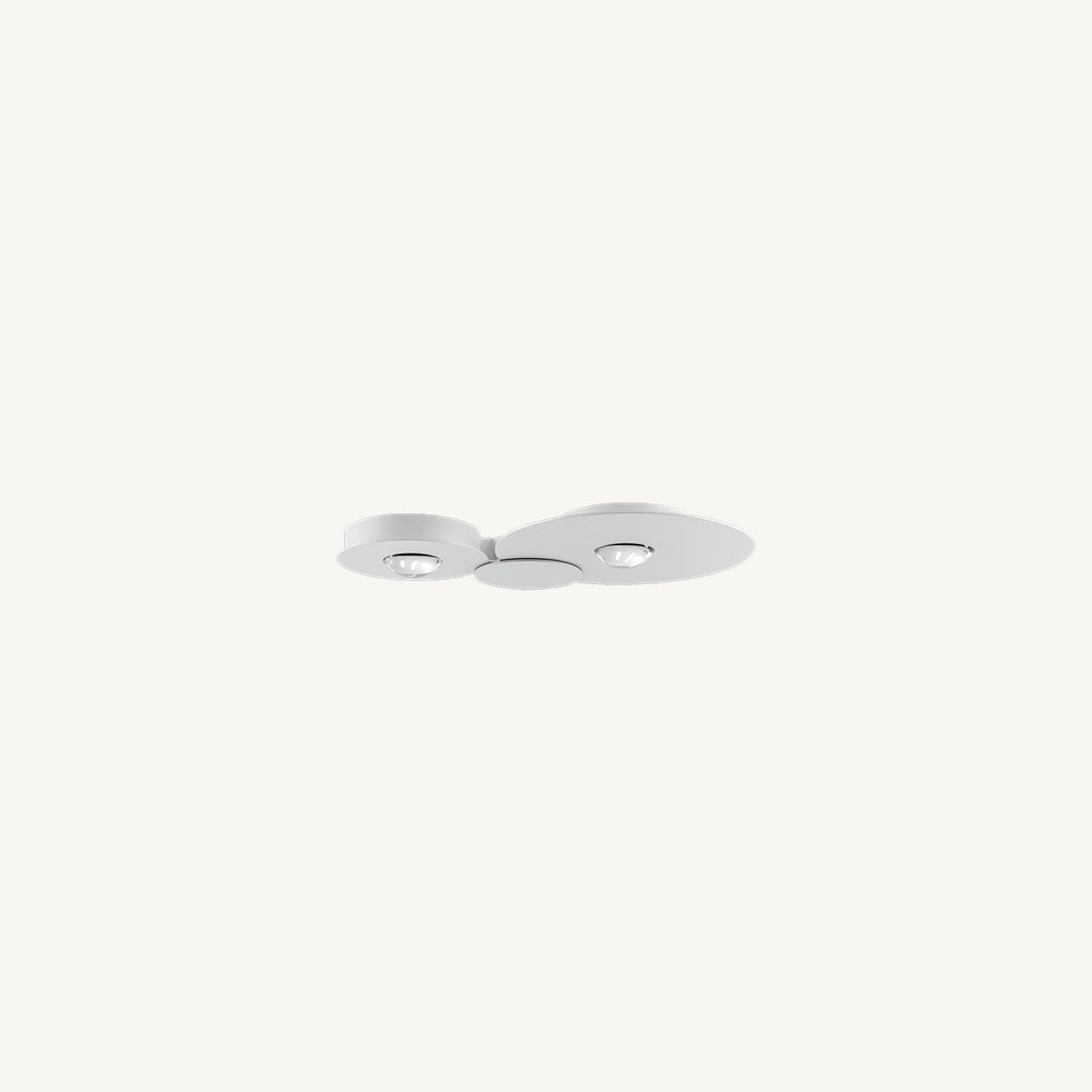 Plafón Bugia LODES Double (52.5 x 32 cm) acabado Blanco Mate (RAL 9010)