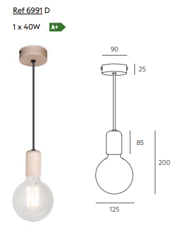 Ficha técnica BULB MASSMI Ref 6991 D