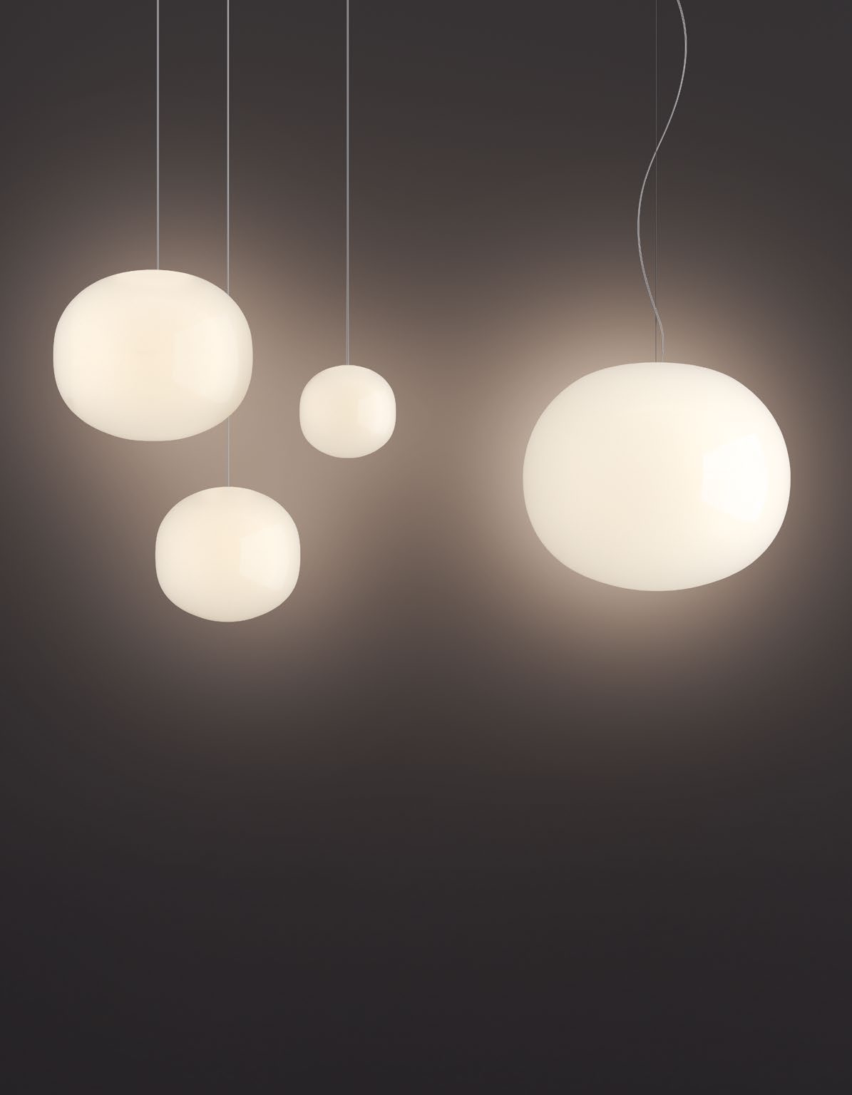 Instalación aplique de pared LODES Volum en arquitectura moderna