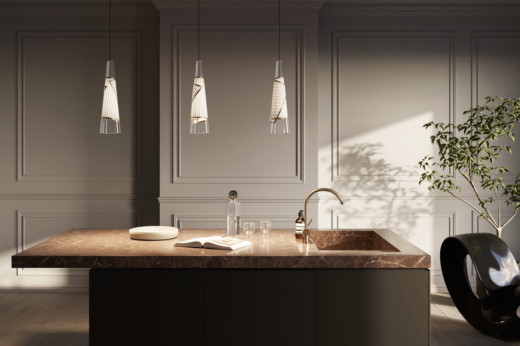 Lámpara Cono di Luce LODES ambiente