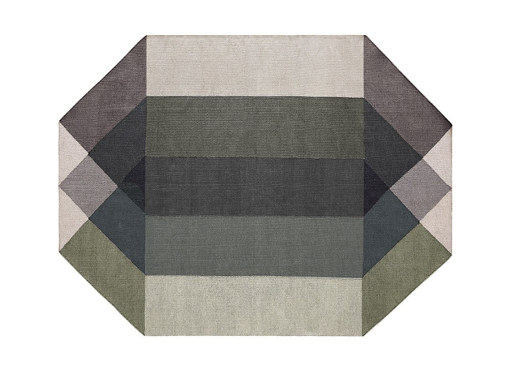 GAN DIAMOND Alfombra Exterior Green-Grey